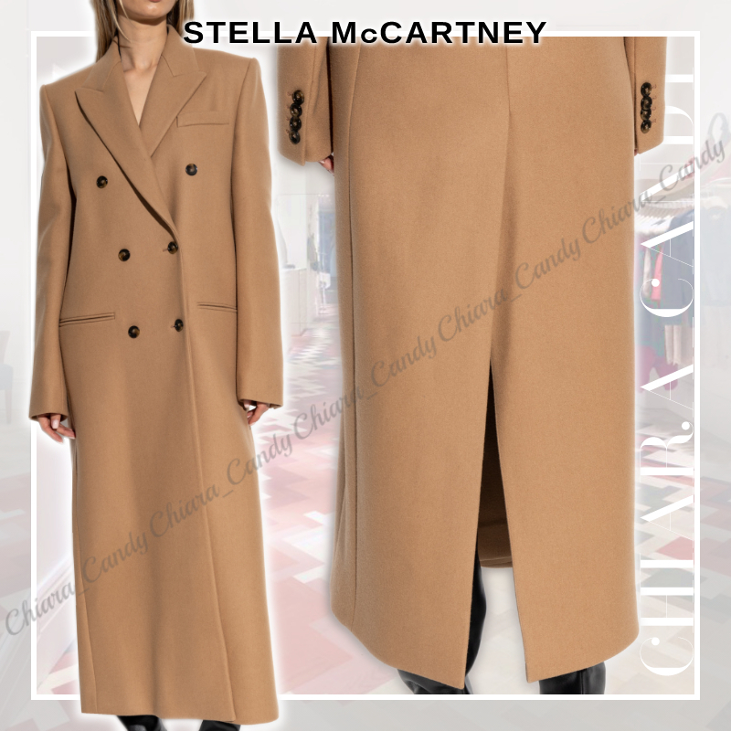 【24AW NEW】Stella McCartney / ウール ダブルブレストコート