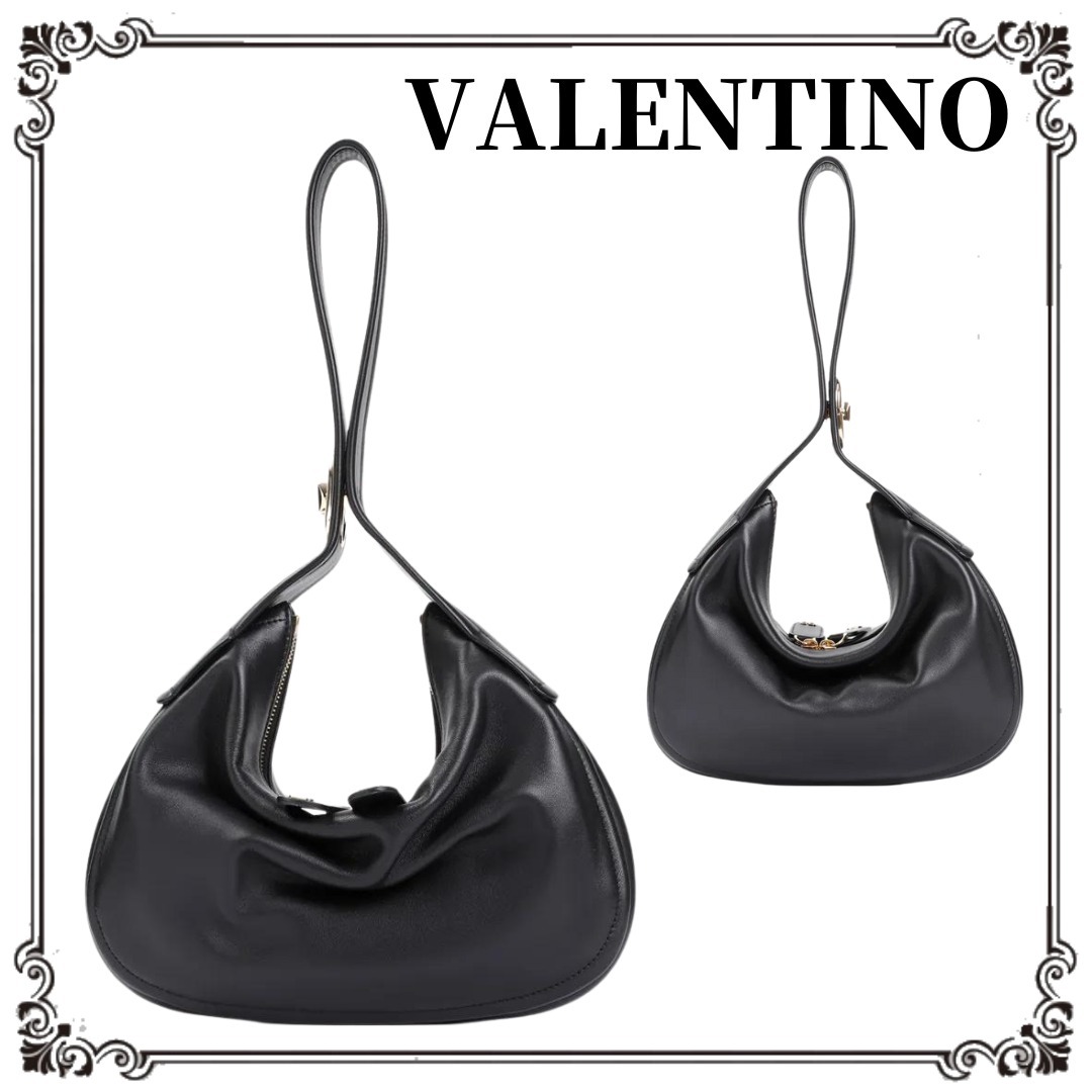 関税込♥*VALENTINO*ロゴビジュースモールレザーバッグ