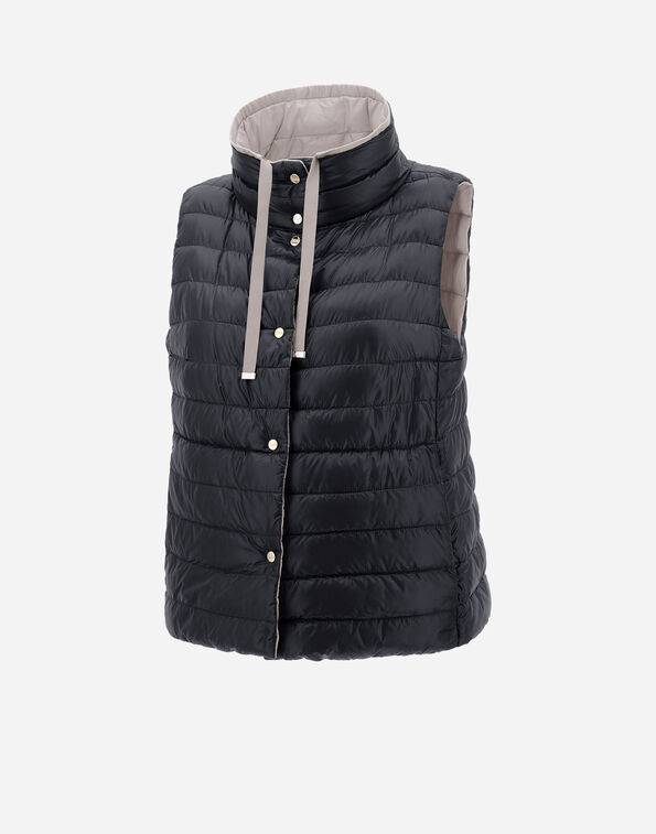 《送料無料》 HERNO REVERSIBLE SLEEVELESS IN NYLON ULTRALIGHT