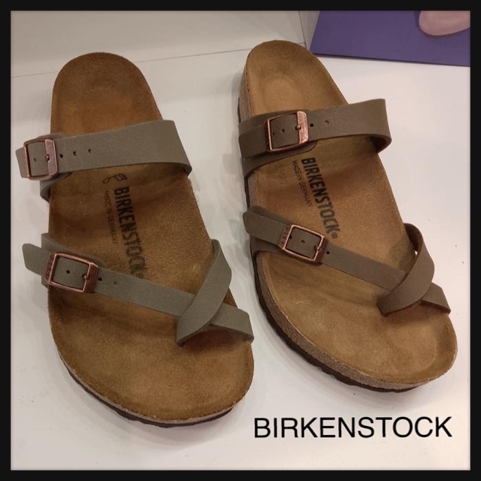 【BIRKENSTOCK】Mayari クロスストラップ サンダル ロゴ 2色