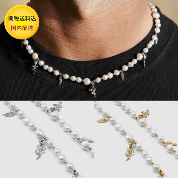 関税込み【CRAFTD London】PENDANT REAL PEARL ネックレス