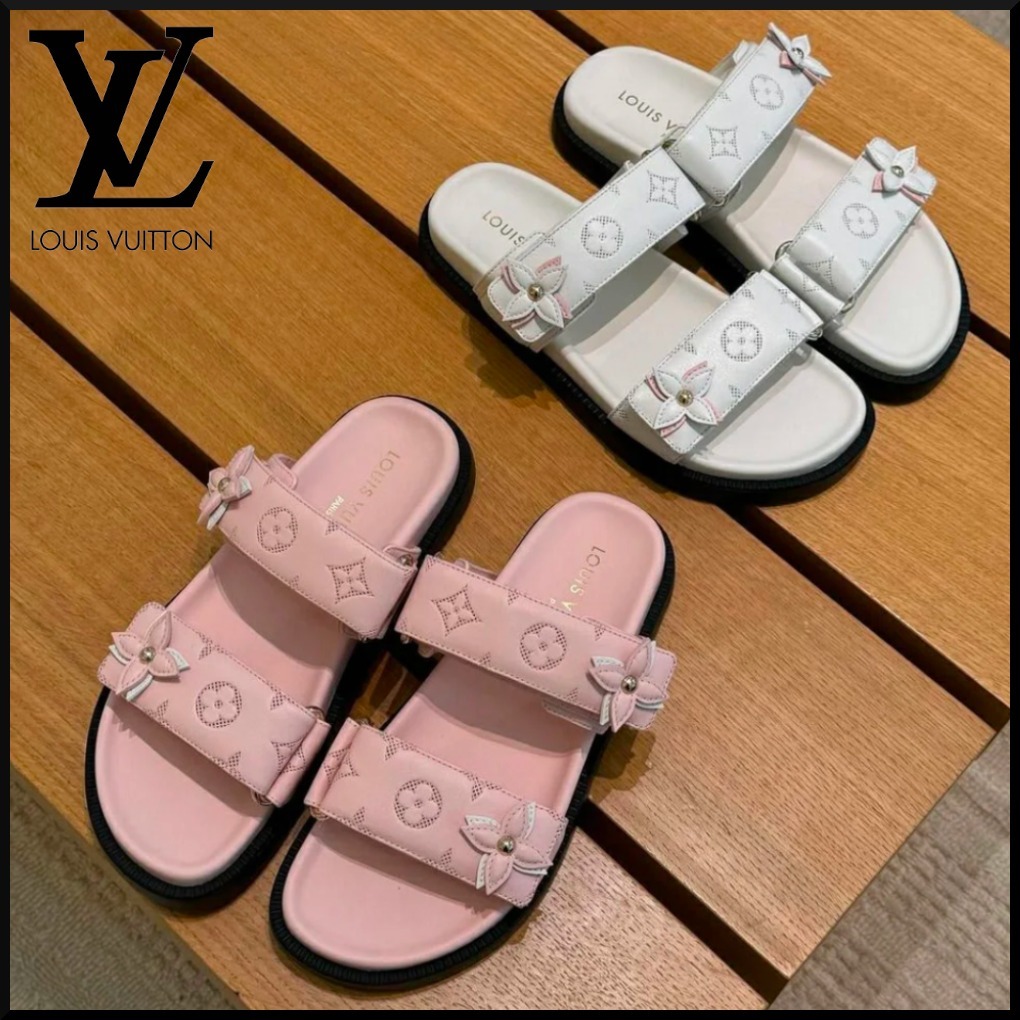 ★可愛い足元★【LOUIS VUITTON】サンセット・ライン ミュール