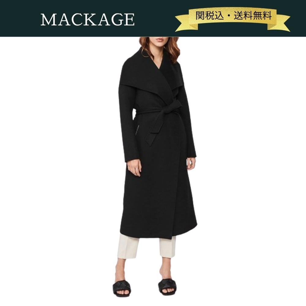 【関税・送料込】MACKAGEマイ ライトウェイトウールラップコート