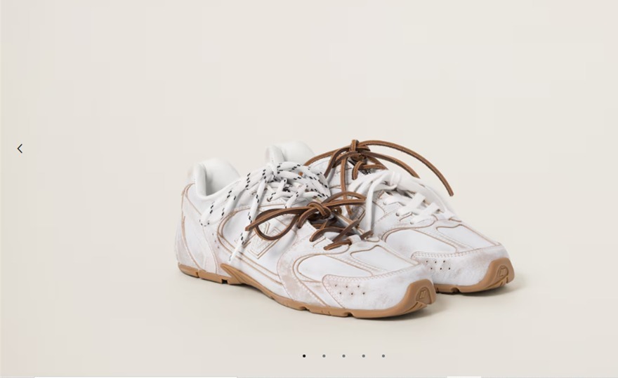 ★ NEW BALANCE X MIU MIU♡★【530 SL】LEATHER SNEAKERS