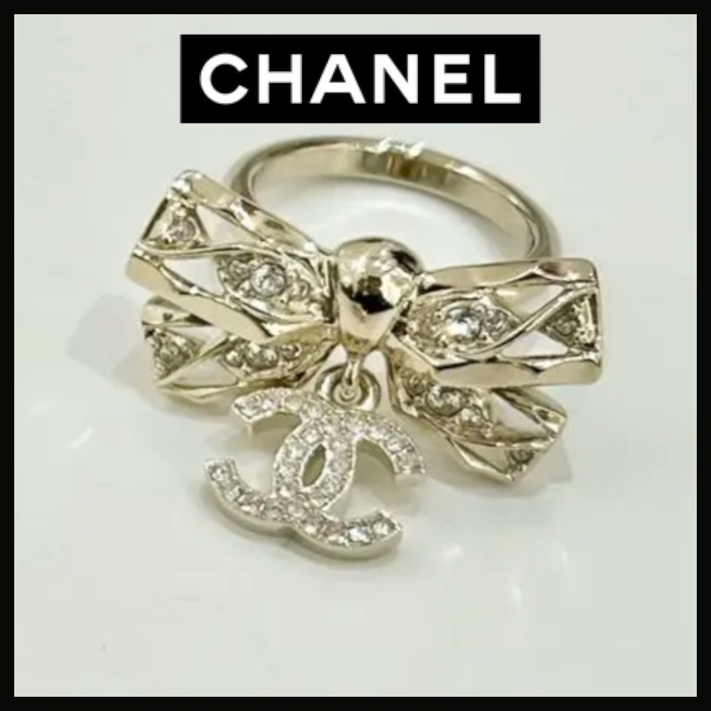 【手元ゴージャスに♡】CHANEL リボンリング