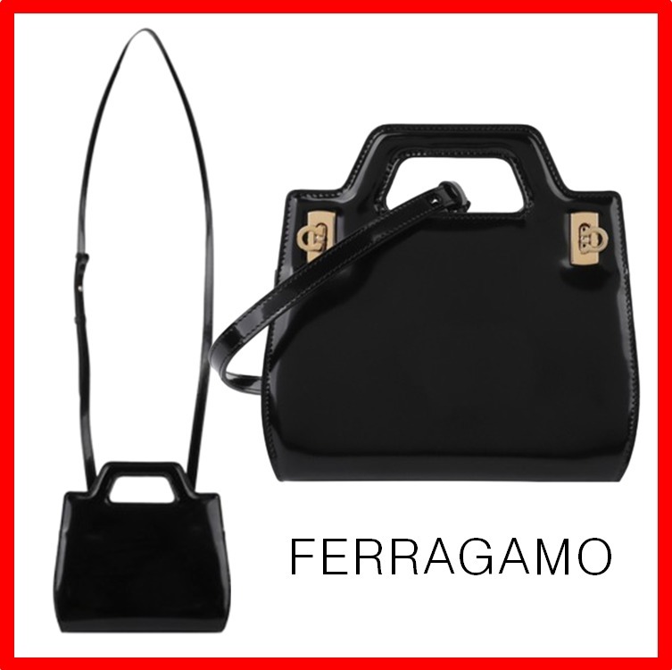 ☆人気☆【FERRAGAMO】☆WANDA ミニ ハンドバッグ☆
