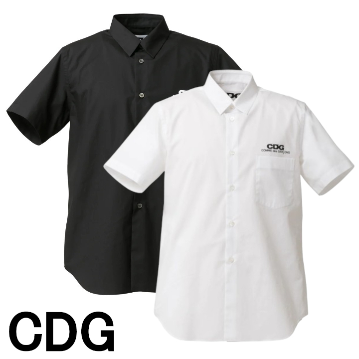 シンプルなワンポイントロゴ COMME des GARCONS 半袖シャツ