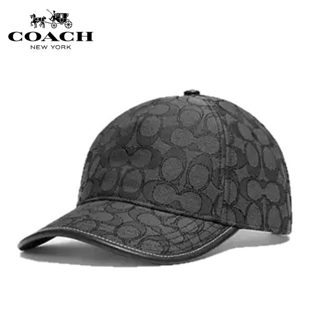 【COACH★C5816】百貨店商品♪シグネチャージャカードキャップ帽