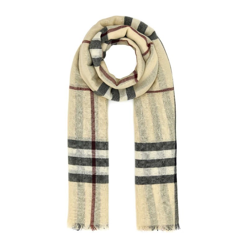 スカーフ Burberry FW25 Embroidered wool scarf (8090720 A1450)