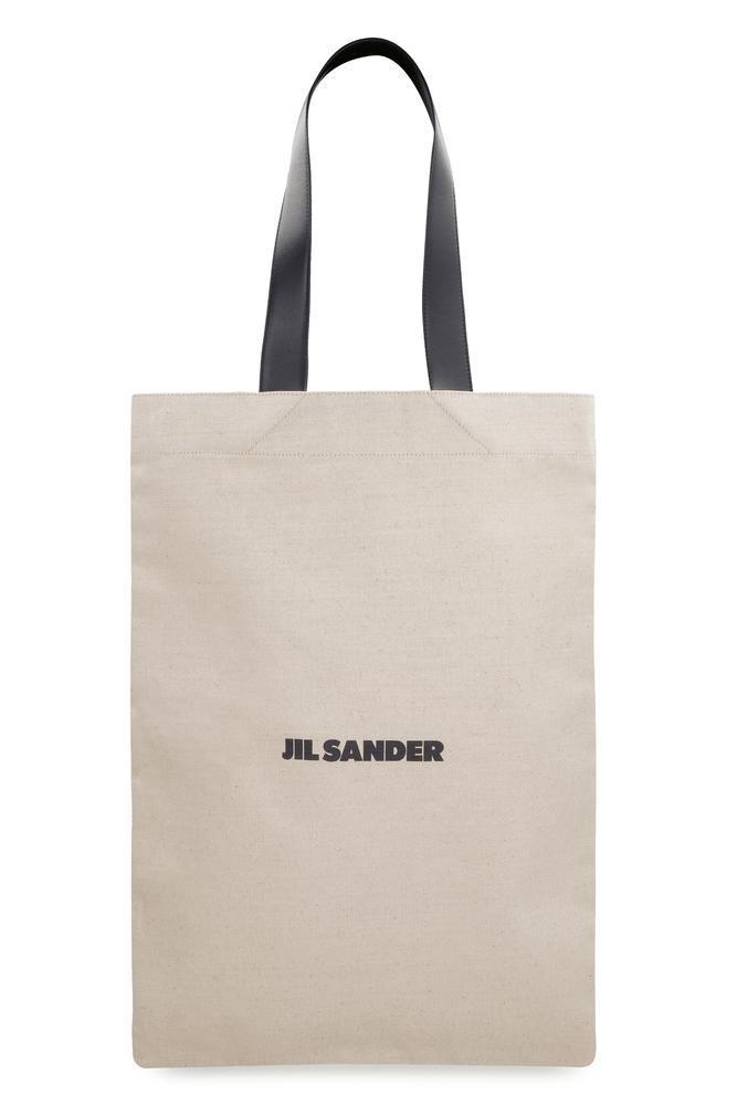 送料関税込★JIL SANDER★ロゴ キャンバス トートバッグ★BEIGE