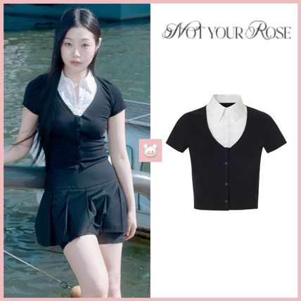 Tシャツ・カットソー Not your rose Daisy top BKS168 S Not your rose(ノットユアローズ) Tシャツ・カットソー
