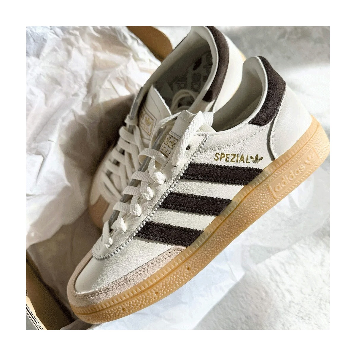 ★ Adidas Spezial Handball Off White Dark Brown