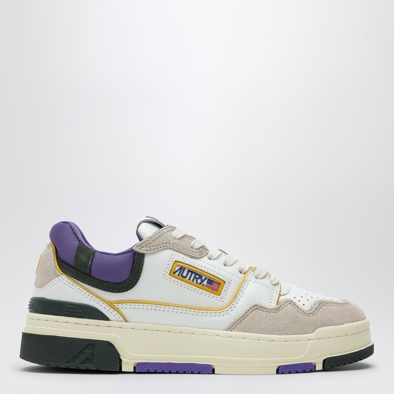 シューズ・サンダルその他 AUTRY Low CLC white/purple/dark green sneaker