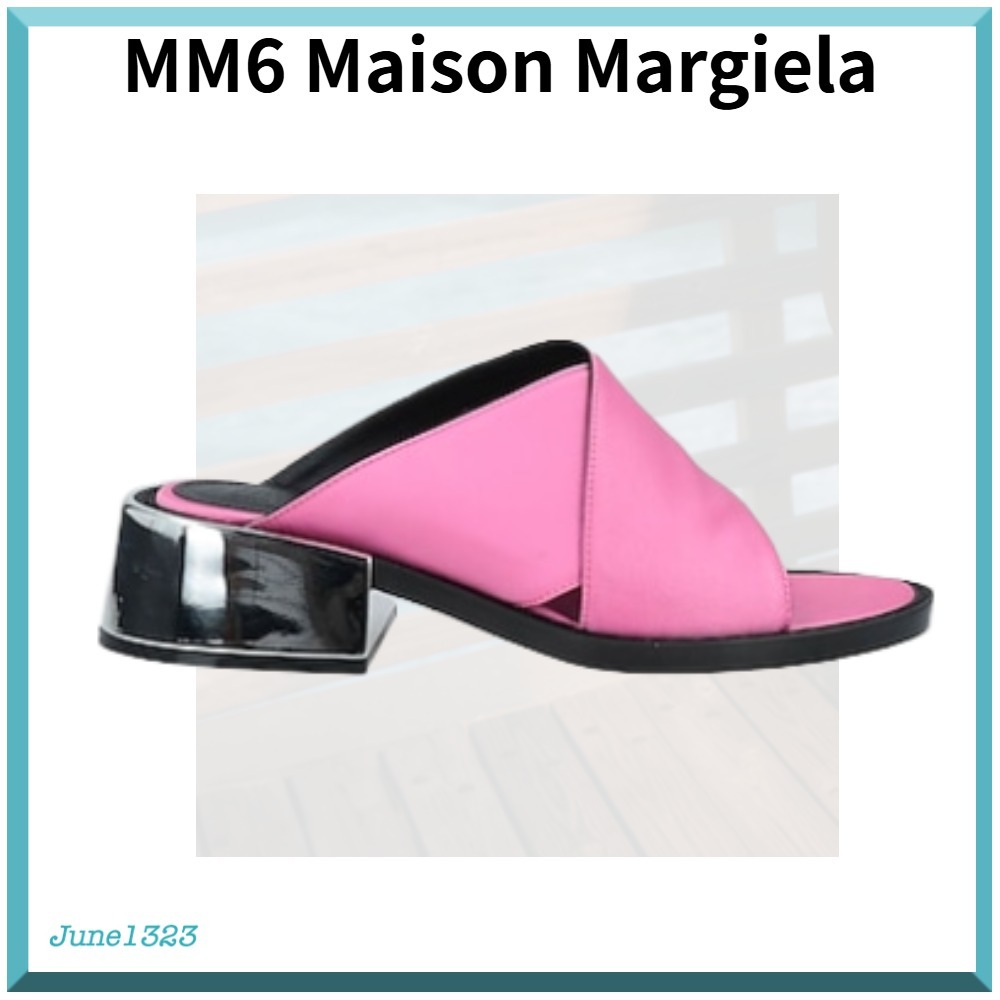 国内配送【MM6 MAISON MARGIELA】ピンク サンダル
