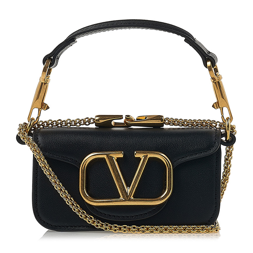 VALENTINO★シグネチャVロゴチェーンショルダーバッグ
