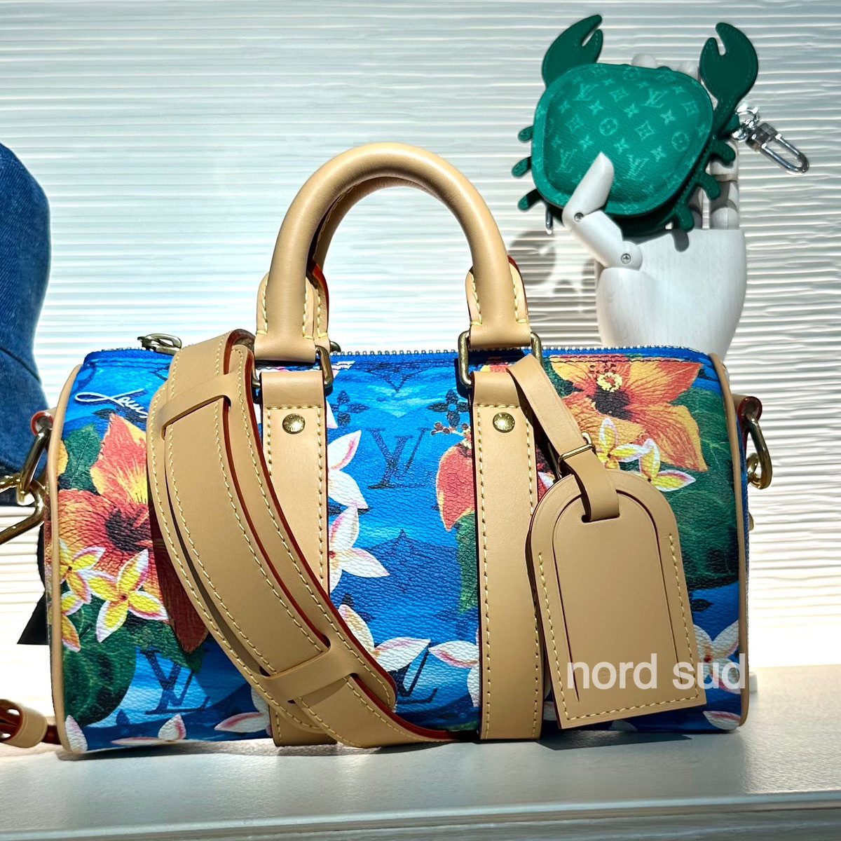 Louis Vuitton【新作】夏に◎ ショルダーバッグ キーポル ブルー