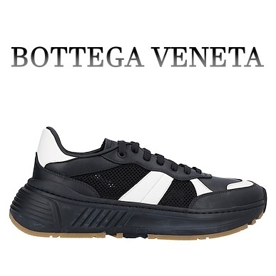 送関込☆BOTTEGA VENETA  レザーレースアップスニーカー