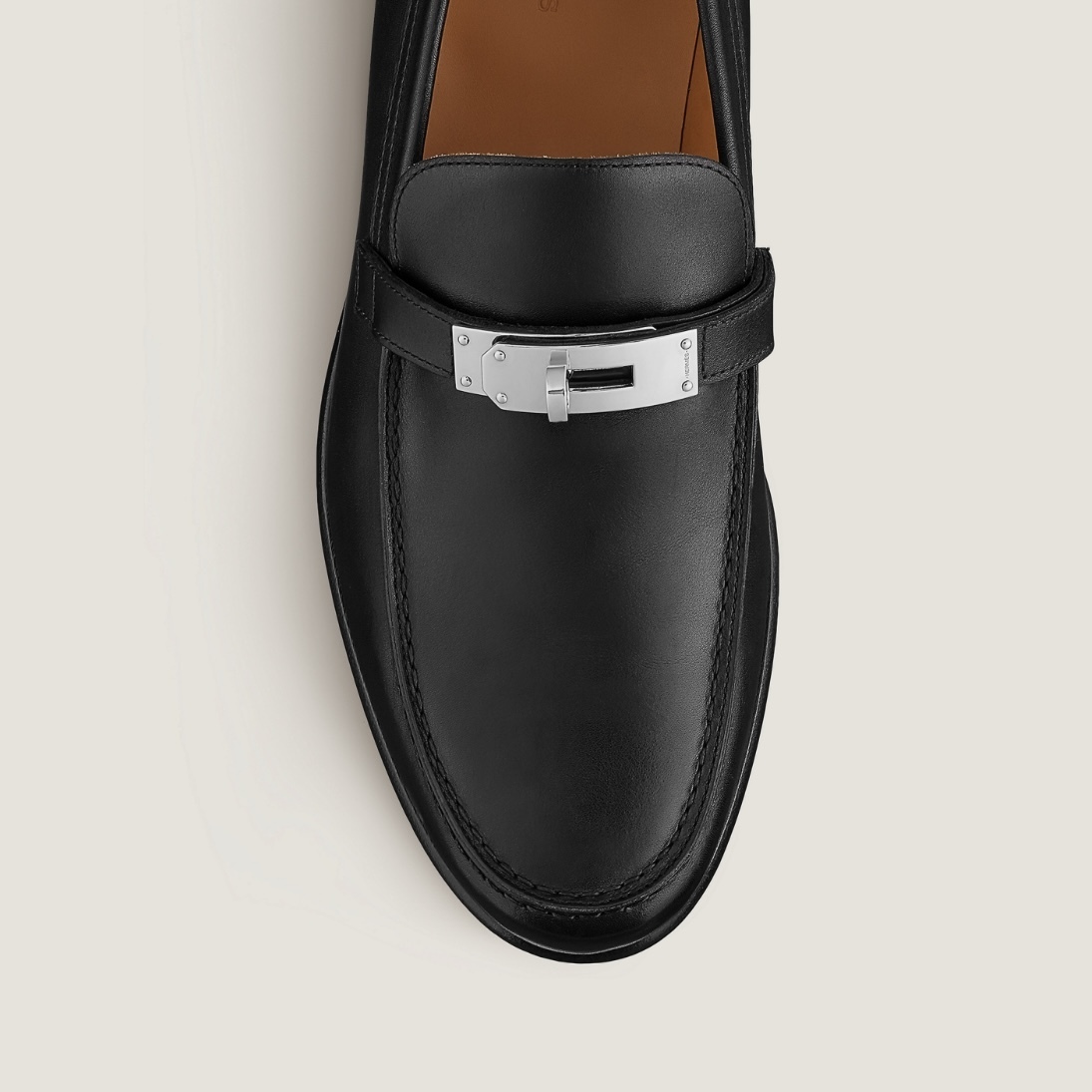 HERMES 人気 モカシン 大人カジュアル 本革 上品 ケリー Destin