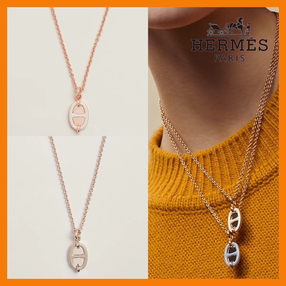 【シンプルが可愛い♡】HERMES★ミニマイヨンネックレス