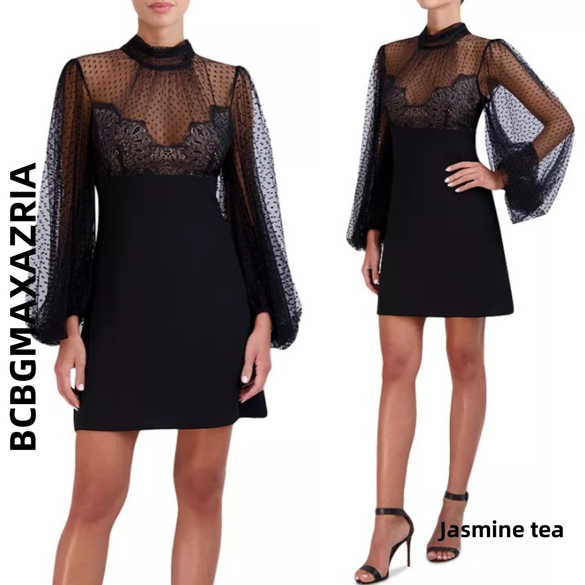 ★セール♪★BCBGMAXAZRIA ブルゾンスリーブワンピース★