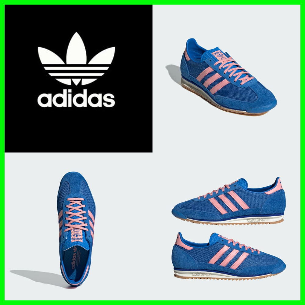 ★Adidas SL 72 OG Semi Pink Spark Lucid Blue★