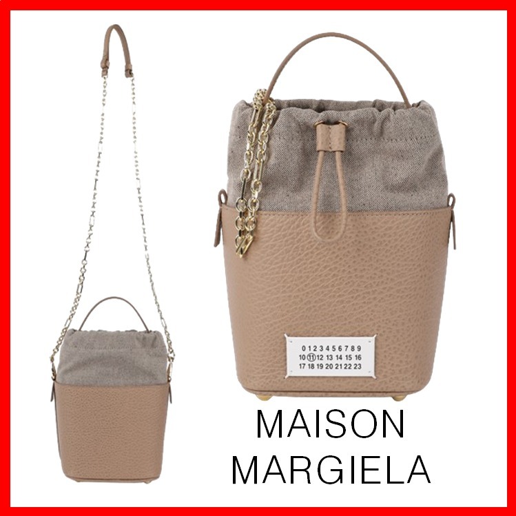 ☆韓国の人気☆【MAISON MARGIELA】☆5AC バケットバッグ☆BEIGE