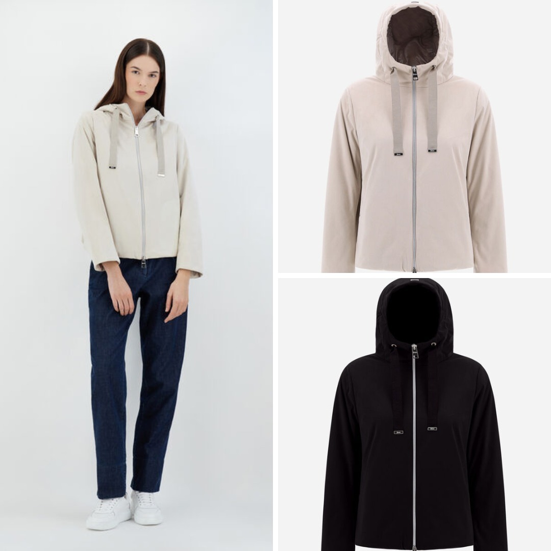 《送料無料》 HERNO SUEDE EFFECT BOMBER JACKET