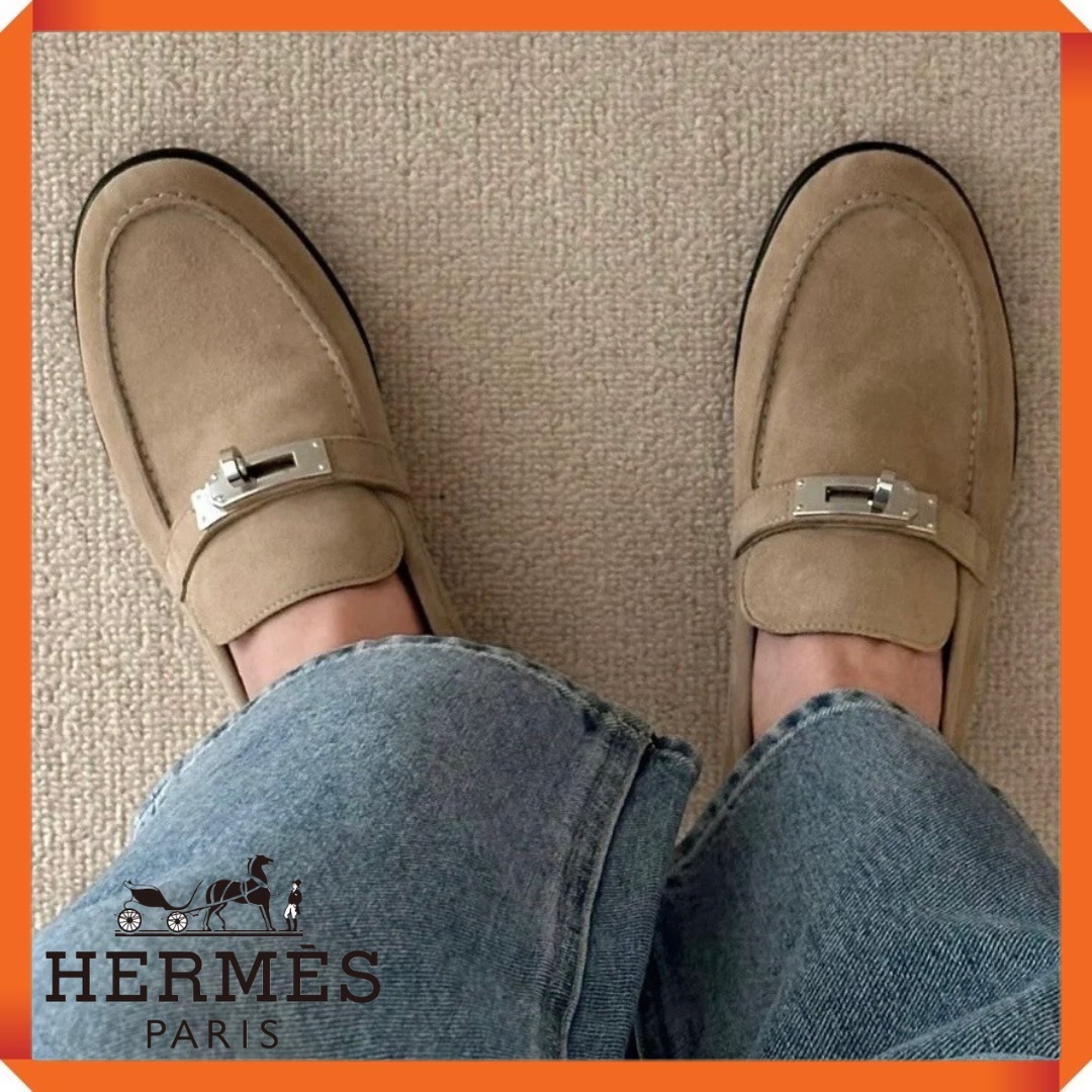 【エレガント♪】 HERMES《デスタン》モカシン