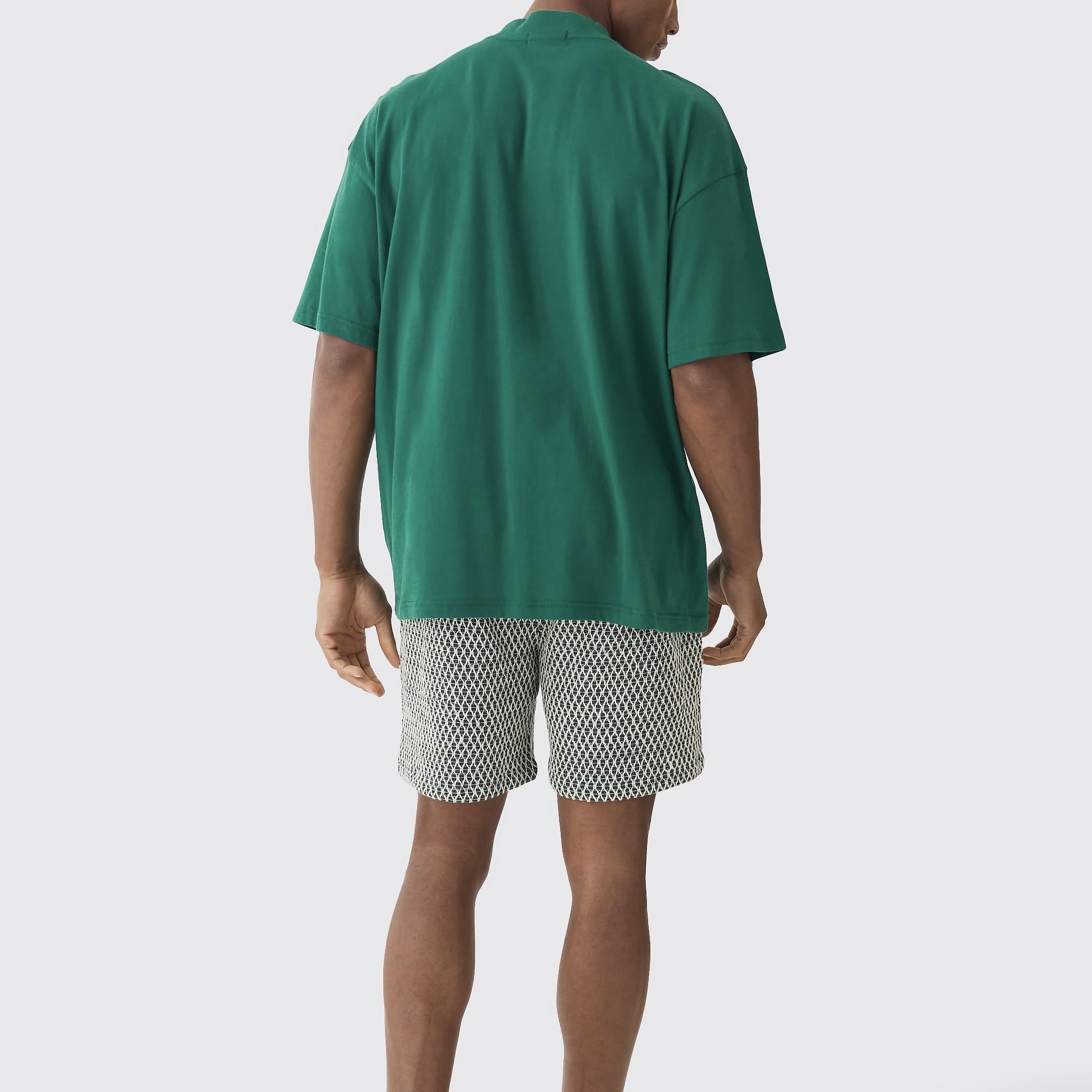 【boohoo】MAN DIAMOND クロシェ バミューダ ショートパンツ 送料無料＊boohoo＊MAN クロシェ バミューダ ショート パンツ