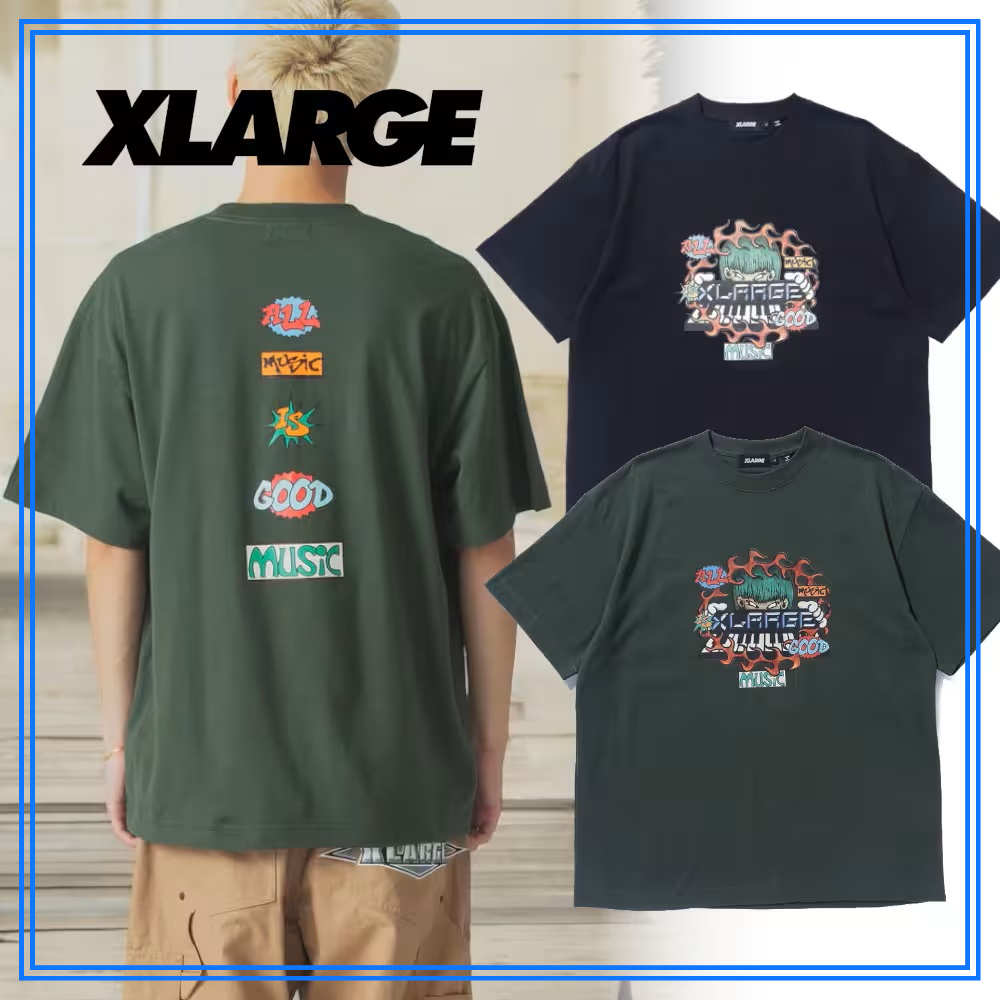早い者勝ち 大人気 XLARGE HARMONY S/S TEE グラフィック◎