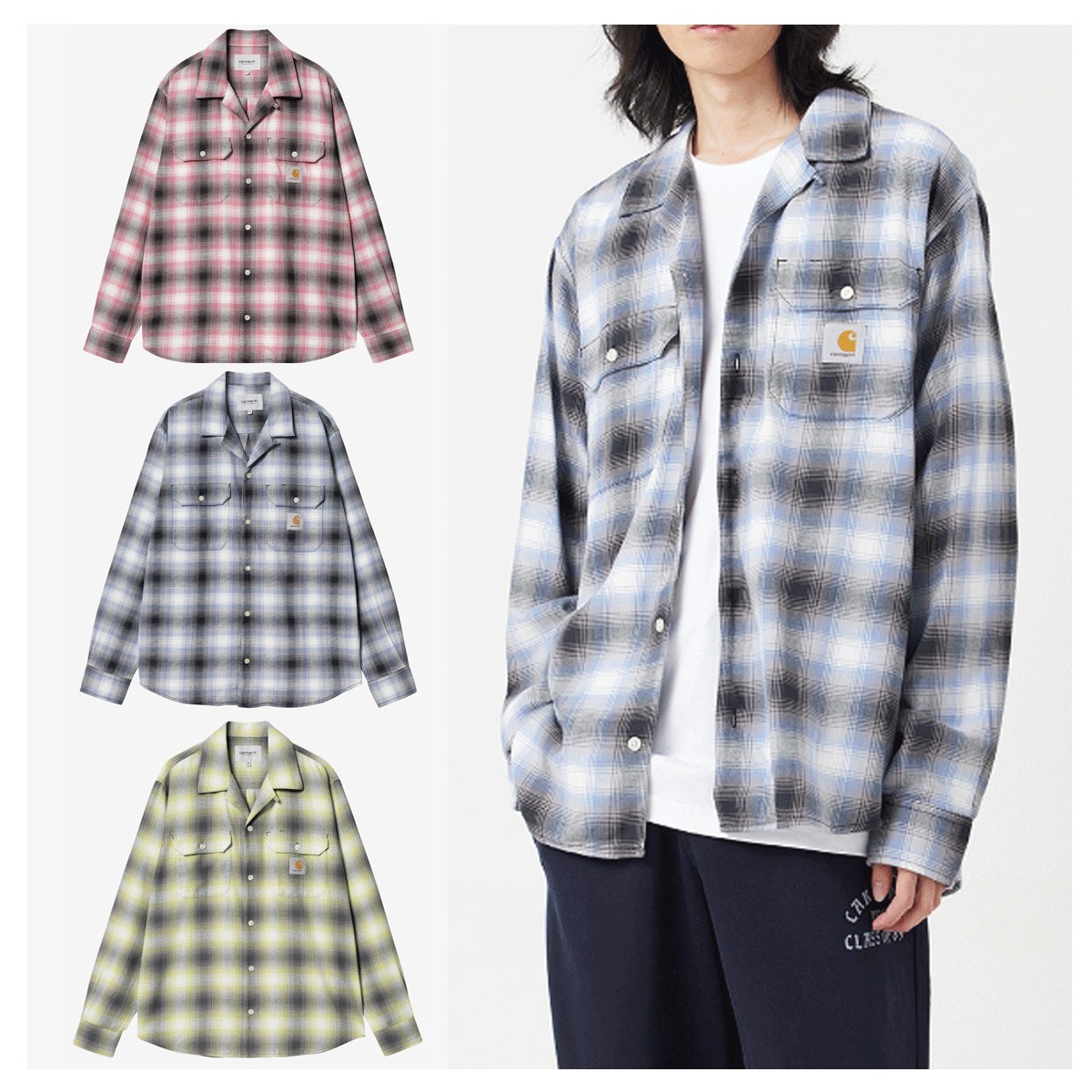 シャツ CARHARTT L/S BLANCHARD SHIRT 4FK1384