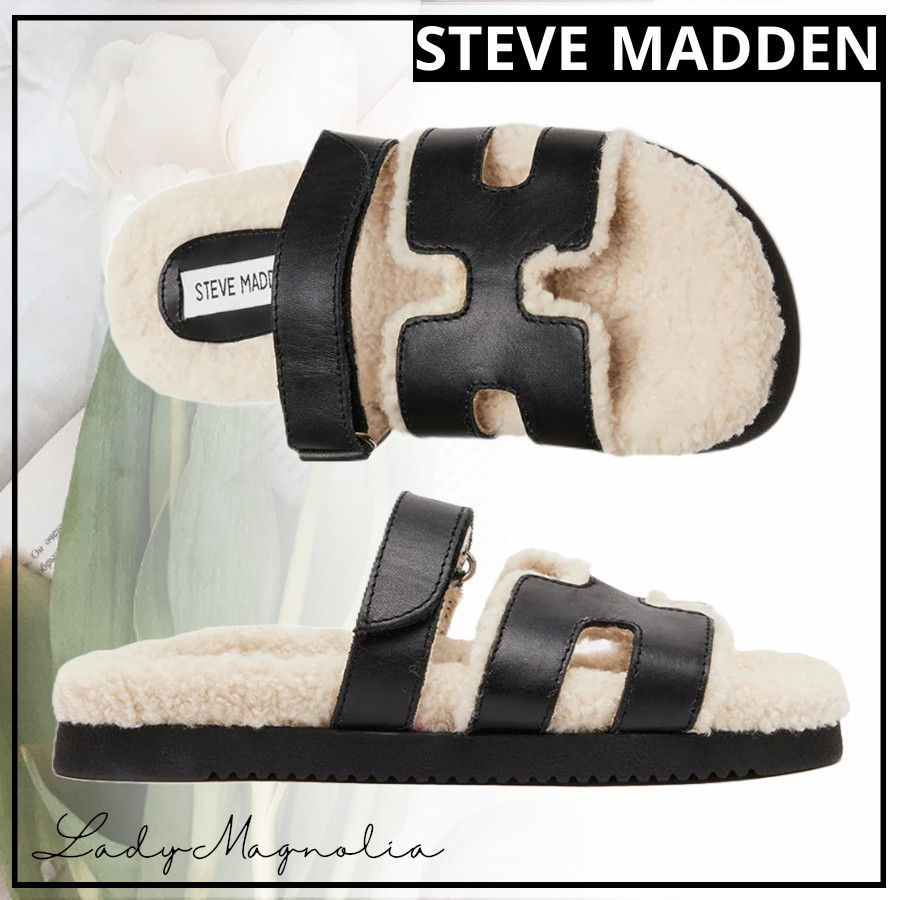 【追跡あり!】Steve Madden MAYVEN-F フェイクボア サンダル