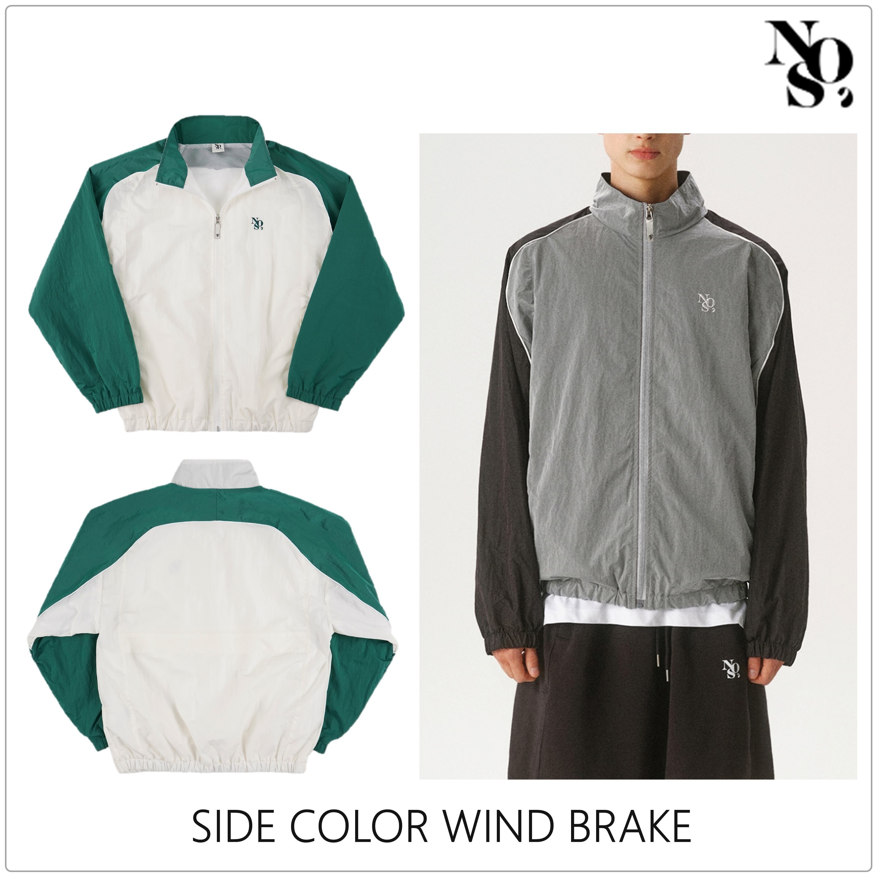 [NOS7] SIDE COLOR WIND ブレイク★ソンフンミン設立ブランド★