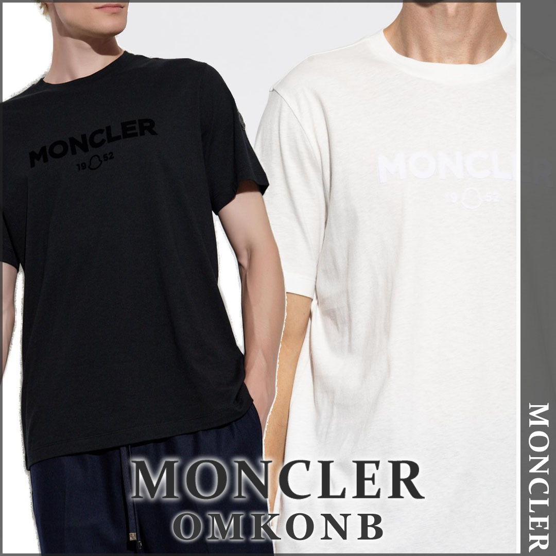 【国内発送・関税込】MONCLERロゴレタリングクルーネックTシャツ