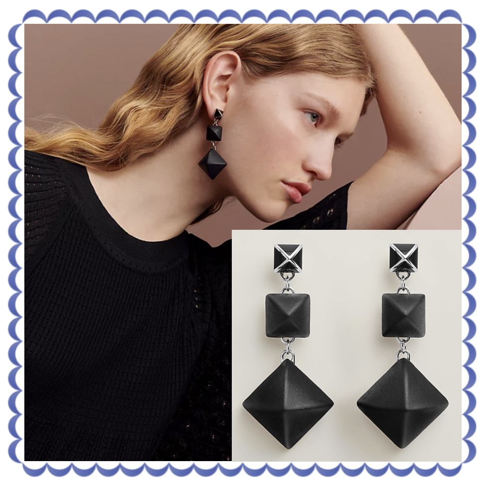 HERMES ピアス Medor Gaine earrings, large model 直営店