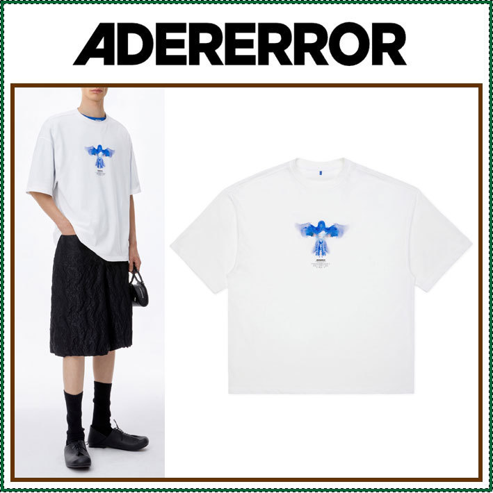 正規品・送料込み◆ADERERROR◆Blue bird decalcomanie t-shirt ADER AderSpace # Shop #