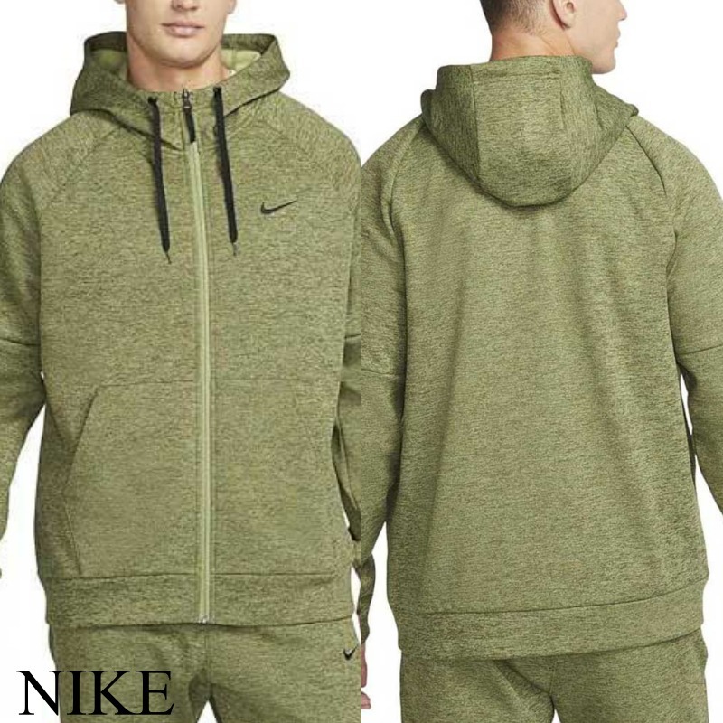 送関込【NIKE】フルジップ フリース フーディ グリーン