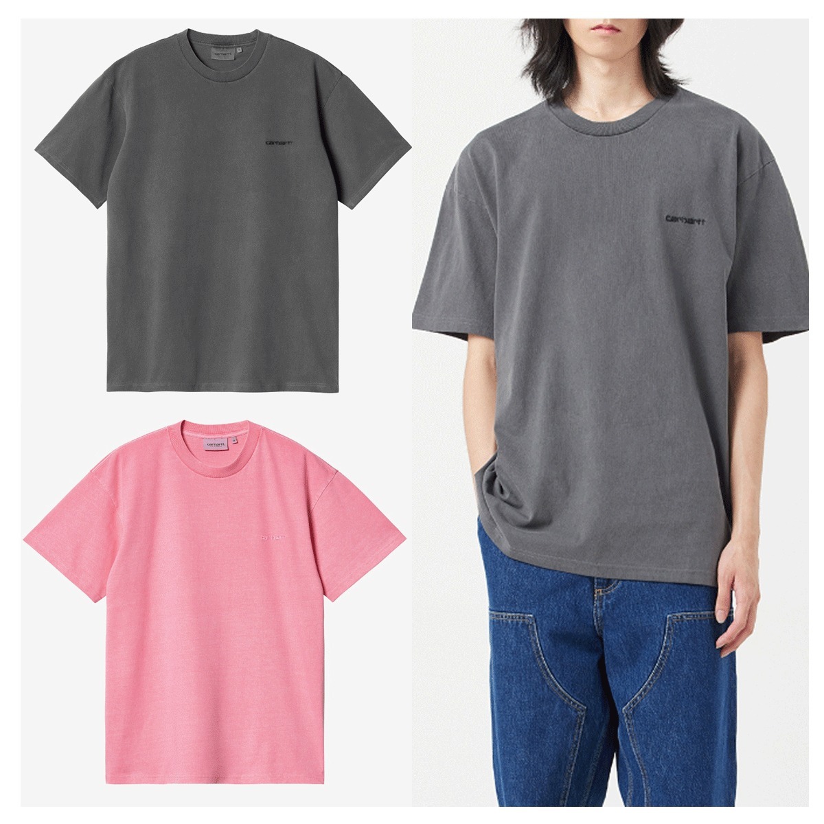 Tシャツ・カットソー CARHARTT S/S DUSTER SCRIPT T-SHIRT 4FK1395