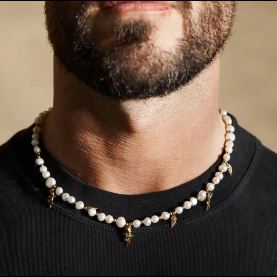 送税込【CRAFTD London】Pendant Real Pearl Necklace 《2色》