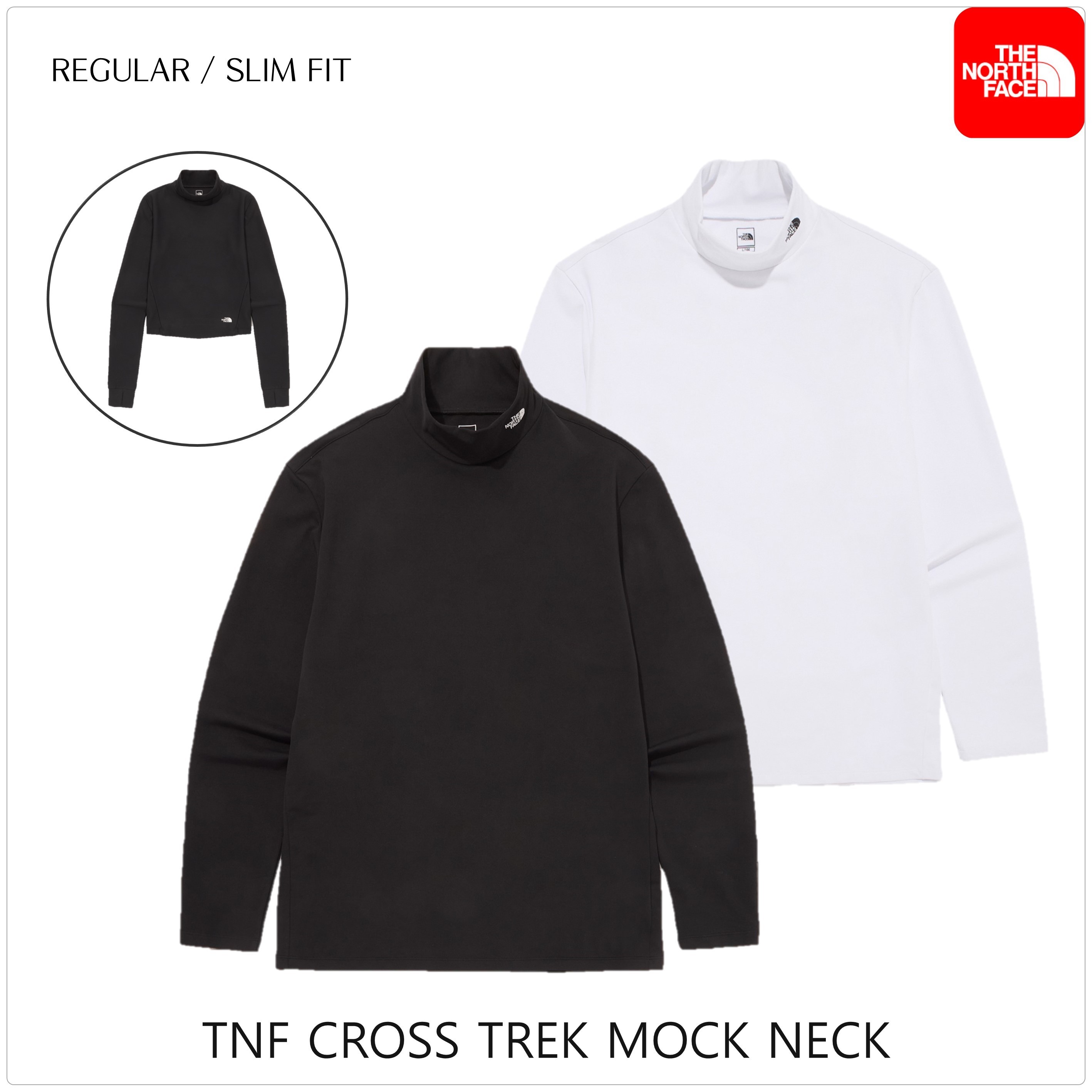 [ノースフェイス] TNF CROSS TREK MOCK NECK Tシャツ ★24AW★