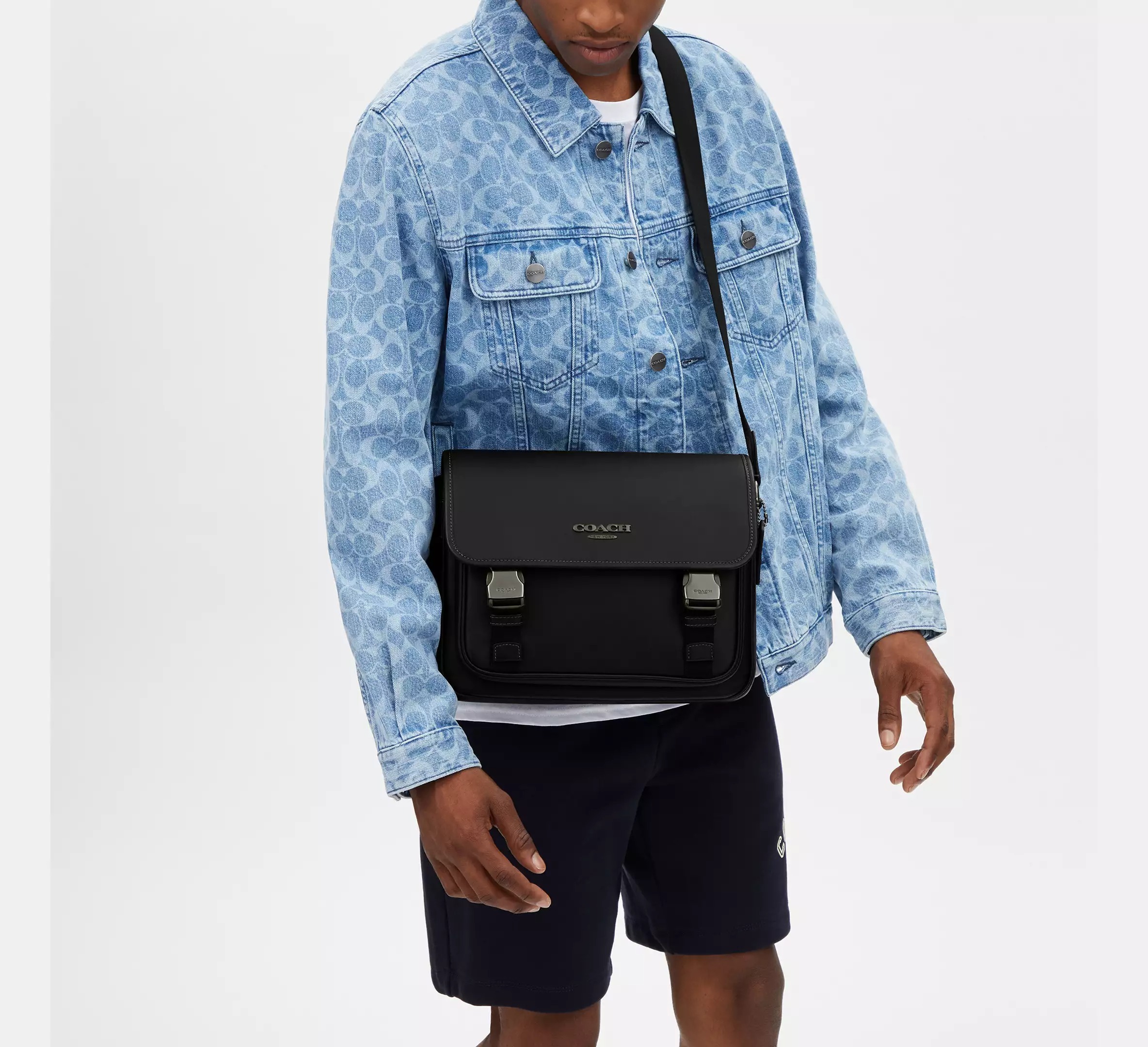 COACH 】レーサー メッセンジャー (Coach/ショルダーバッグ