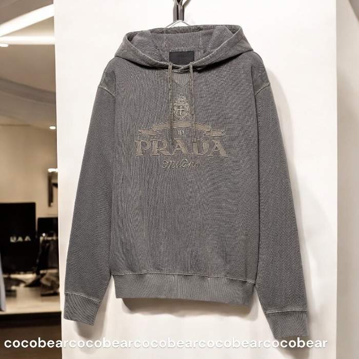 ☆PRADA☆プラダ コットンスウェットシャツ フーディー
