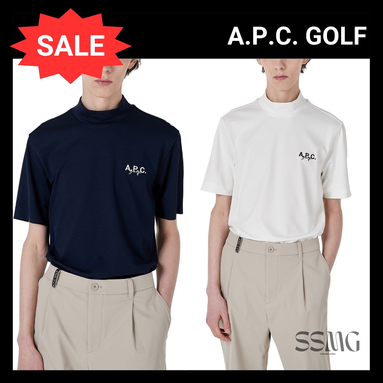 A.P.C. GOLF(アーペーセー ゴルフ)ニットパーカー ブルー レーヨン