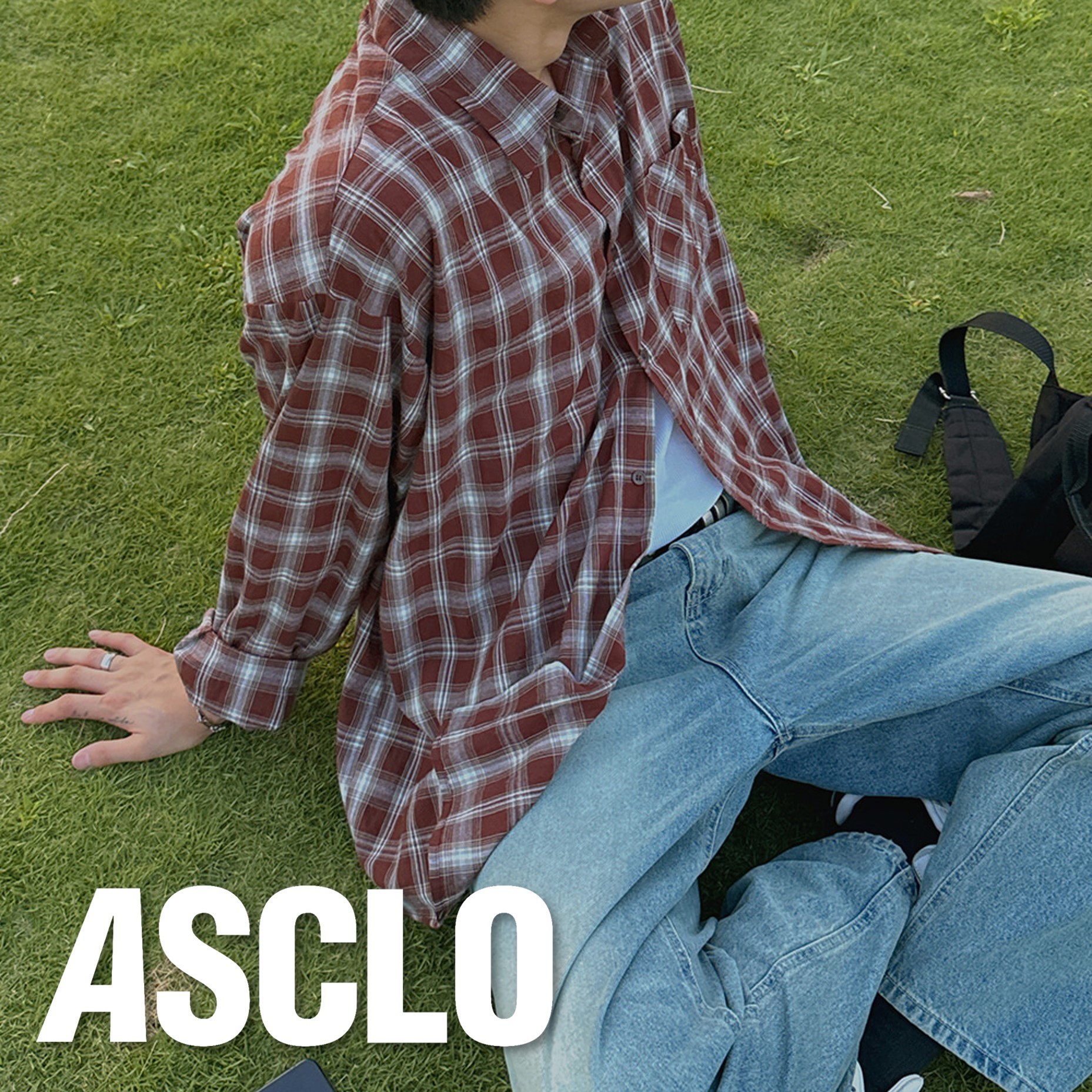 シャツ ASCLO Tokyo Evening Check Shirt (3color)