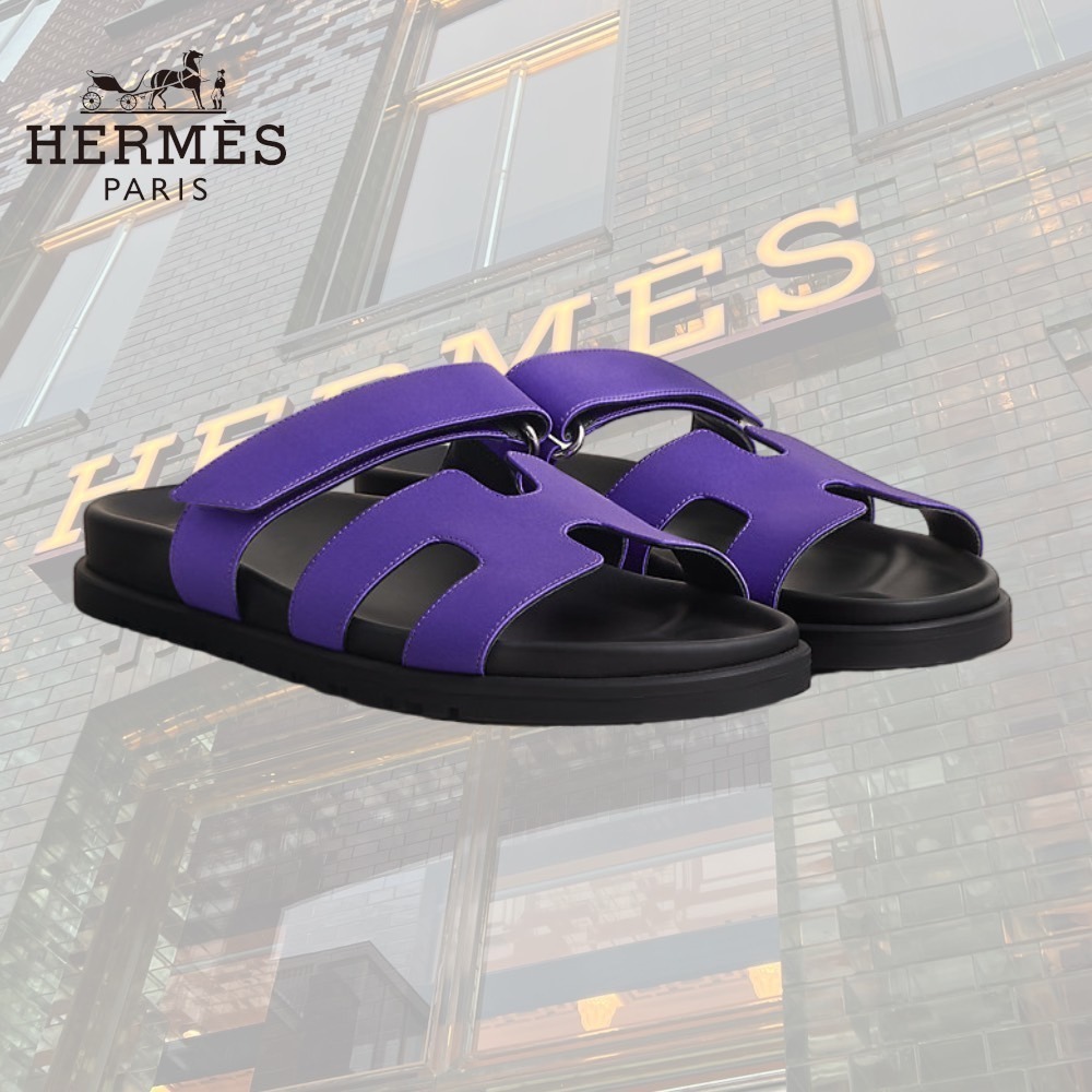 【カッコいい色がポイント】HERMES サンダル《シプレ》