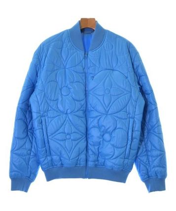 LOUIS VUITTON Varsity Jacket BluexWhite 52(Approx. XXL