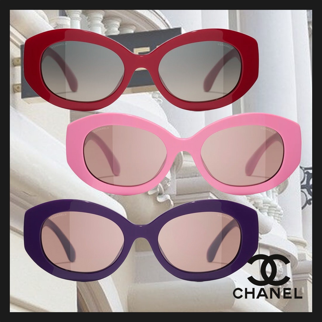 【CHANEL】オーバル サングラス【アイウエア】