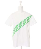 FENDI(フェンディ) キッズ用トップス 【国内即発】FENDI KIDS　FFスラントTシャツ 大人もOK