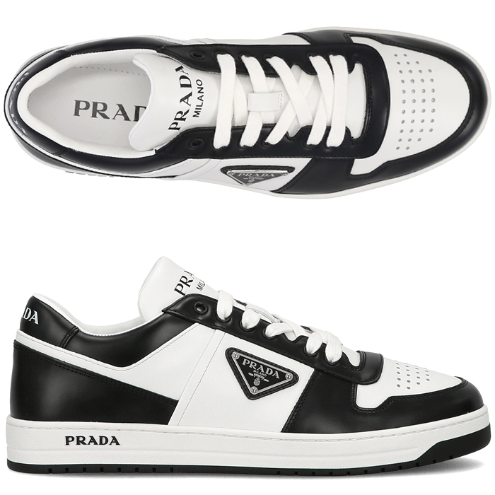 PRADA★プラダ ダウンタウン レザー スニーカー