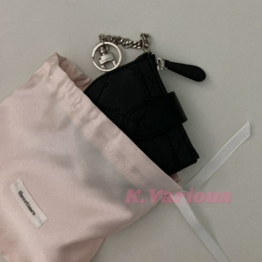 threetimes]☆Memory chain purse 2Color☆韓国大人気